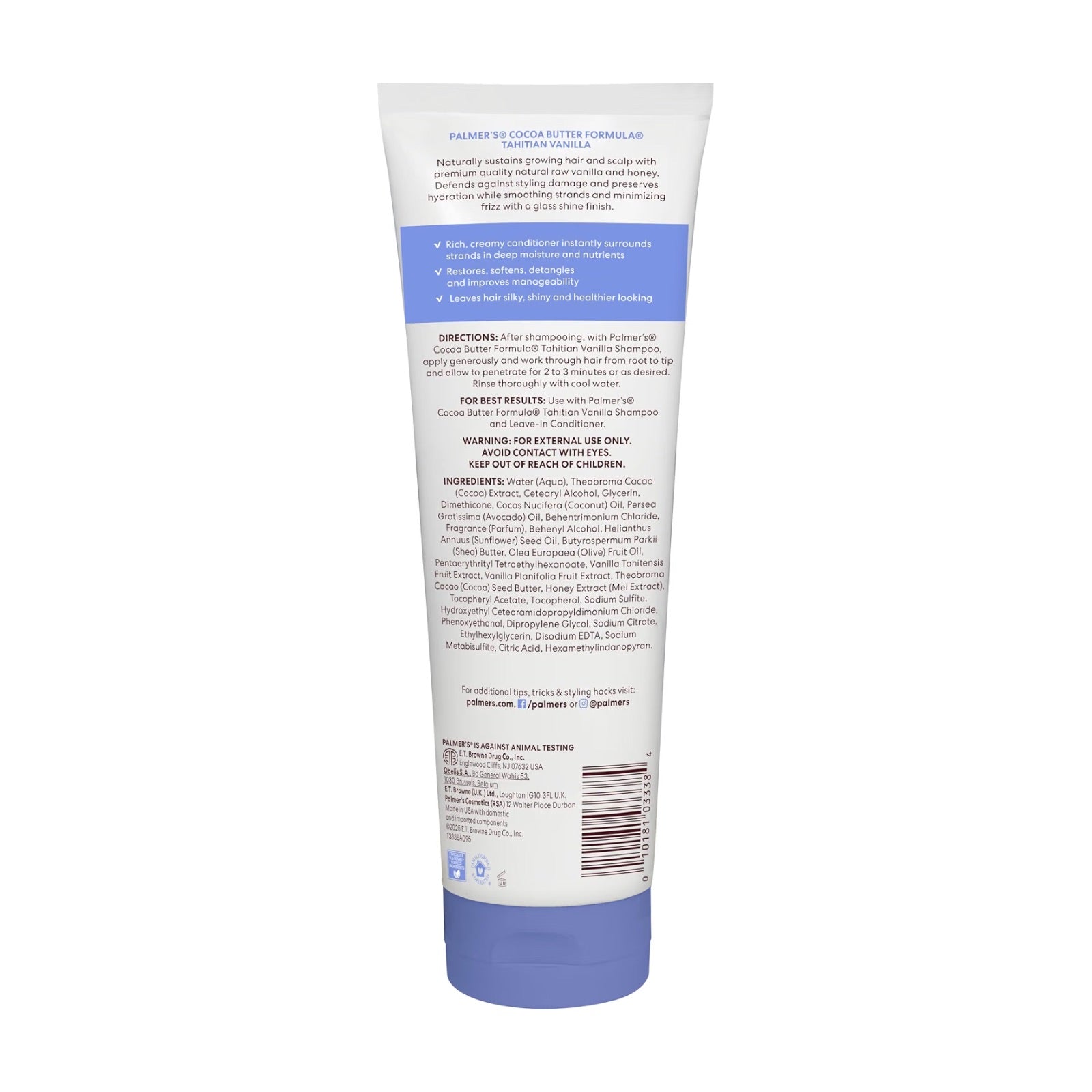 Palmer's Cocoa Butter Formula Tahitian Vanilla Moisture Boost Shampoo 313ml