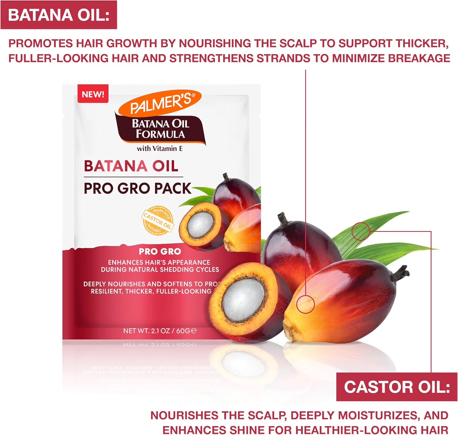 Palmer's Cocoa Butter Formula Batana Oil Pro-Gro Pack 60g